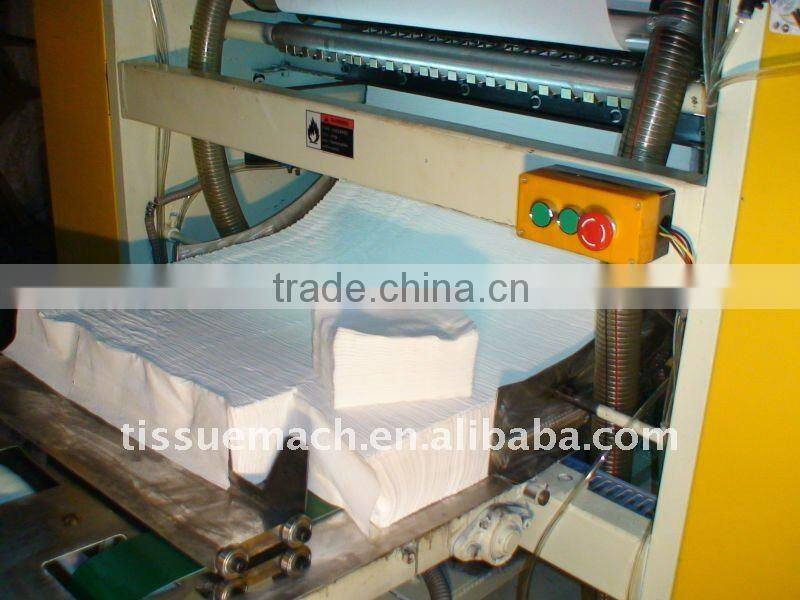 High speed and hot selling easy operation small facial paper automatic machine