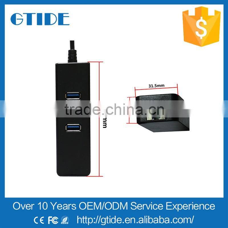 Gtide Portable Hot selling Black Type C Adapter to Micro USB for smartphone Camera