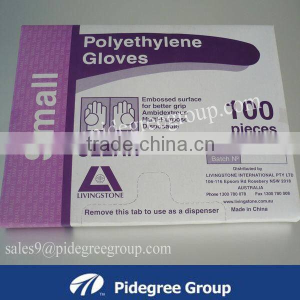 hair dye glove pe plastic gloves