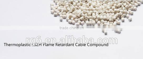 105 Degree Thermoplastic Halogen free Low smoke Flame retardant Polyolefin Sheath Compound