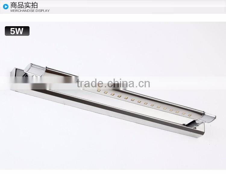 CE Rohs 5w line stainless steel indoor wall lamp led light 100-240V AC