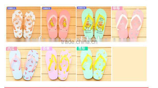 Cute flat shoes summer casual lady fashion woman slipper fancy sandals