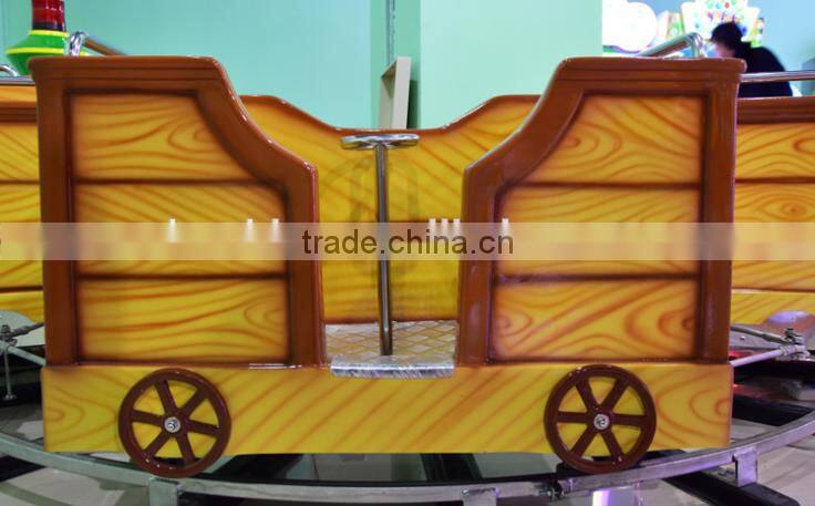 Perfect children's park rides kiddie electric track train for kids