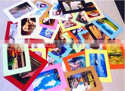 Multi-Color DIY Hanging Paper Photo Frames set of 10