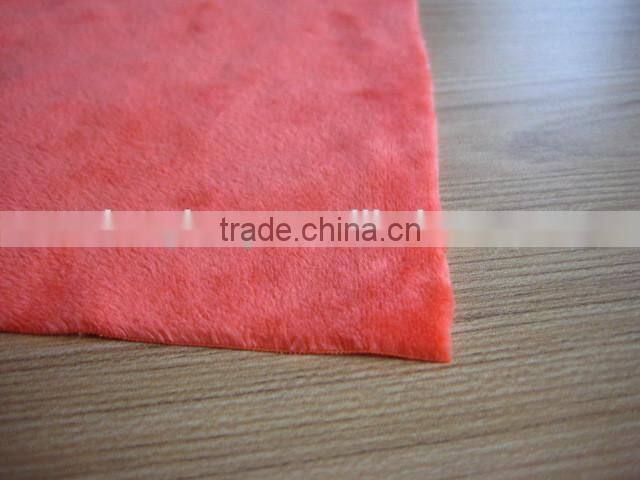 laminated waterproof short plush