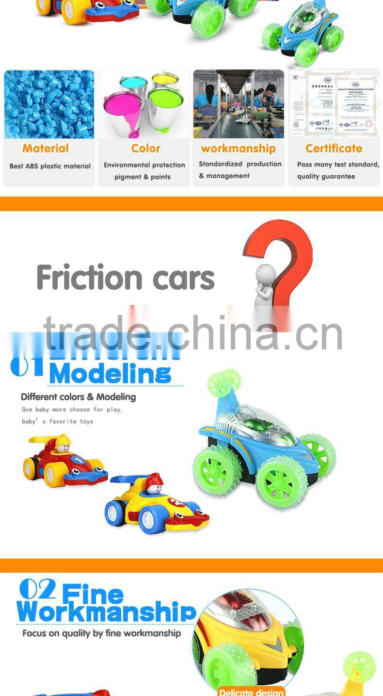 NO-2027B Promotion gift-plastic friction stunt cars ,vehicle toys for kids