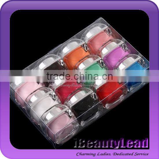 2014 Professional UV solid gel nail uv gel with 12 vivid colors per pack