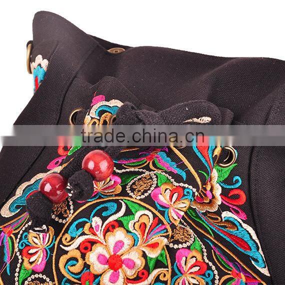 2016 New Design fashion bags for ladies ethnic embroidery backpack