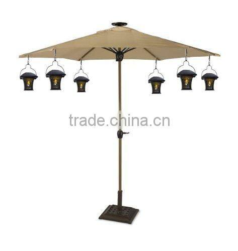 solar power rechargeable camping lantern tent lantern lights