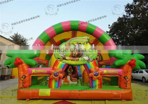 inflatable castle fun city, inflatable fun city aircraft castle
