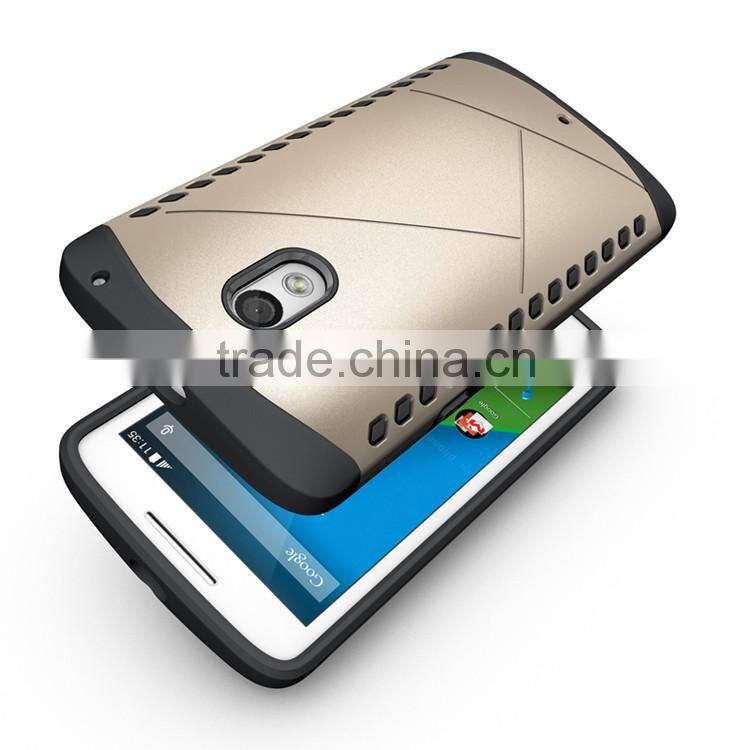 2 in 1 Rugged Shockproof Heavy Duty Slim Armor Cover Case for Moto X Play