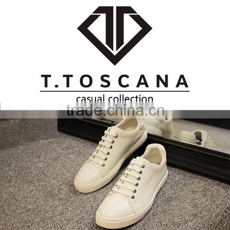 T.TOSCANA 2016 fashion black sneaker casual shoes for men have stock