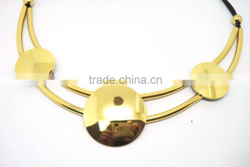 Wholesale Chunky Statement Necklace in China Fashion Gold Boho Necklace