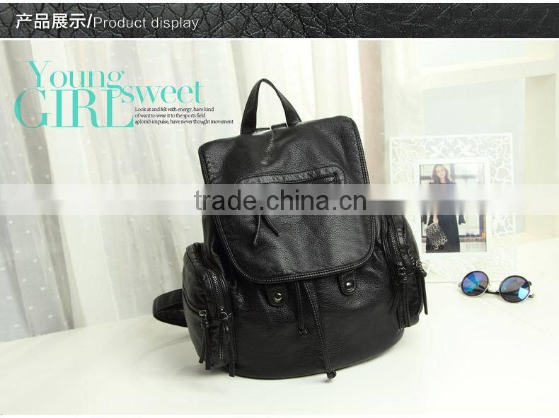New Arrived Pu Leather Lady Travelling Backpack for Women's Bag