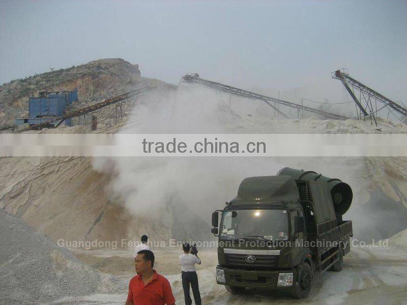 CE CCC approved DS-80 self supporting fog cannon self sufficient water spray stream dust buster with silencer optional