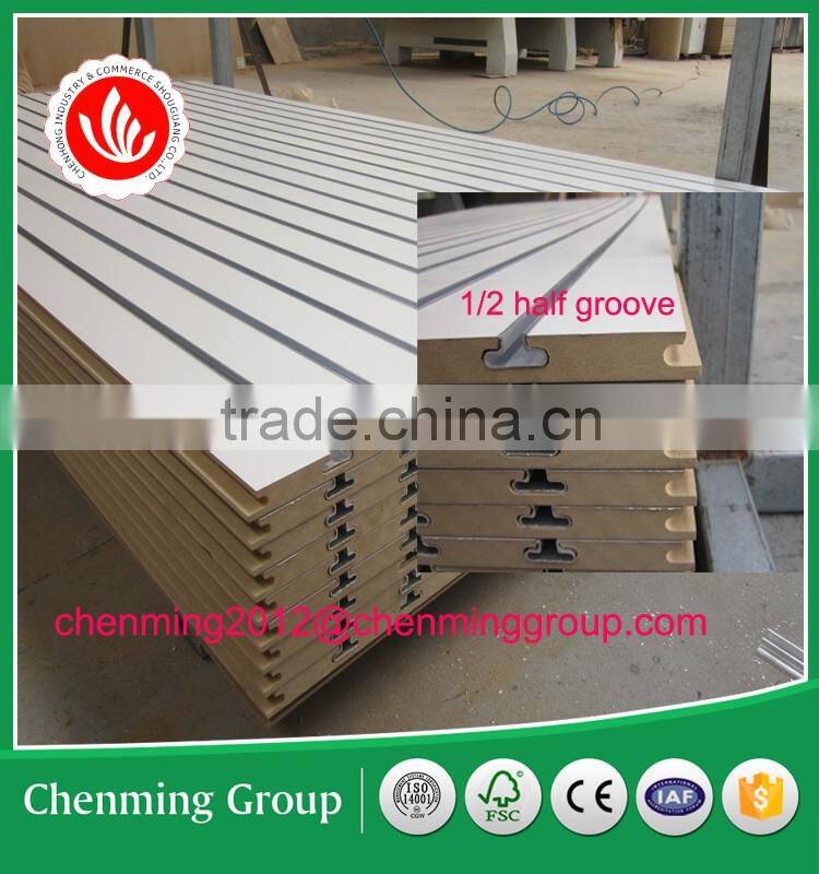 Wooden slat wall panel/slot boards