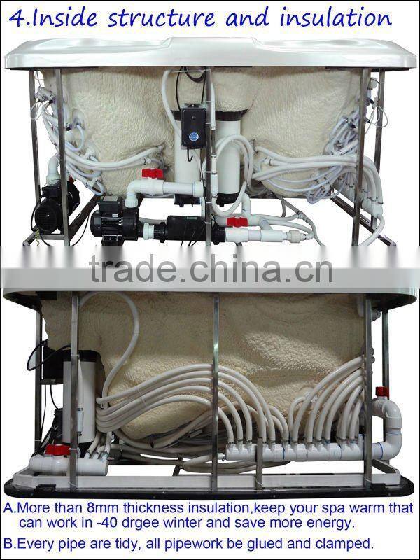 2013 CE SAA approved round outdoor bathtub pool