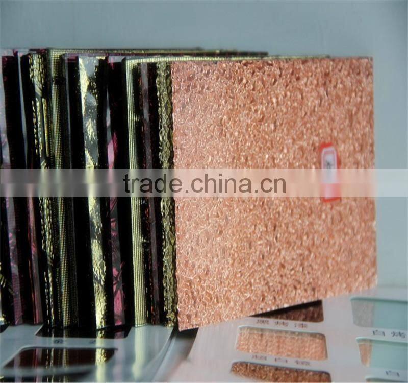 4mm patterned mirror/figured mirror for decoration