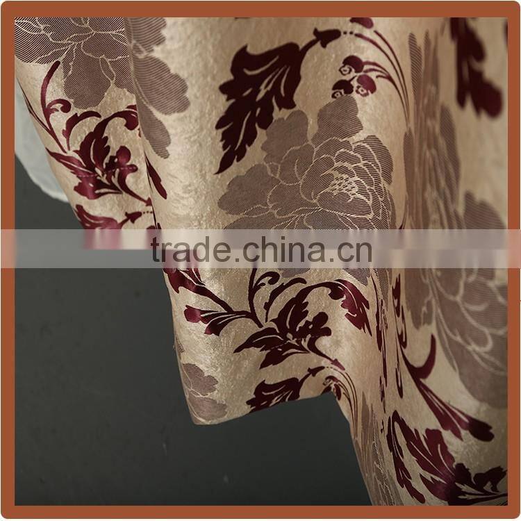 Custom Jacquard Blackout Fabric / Printed Curtain