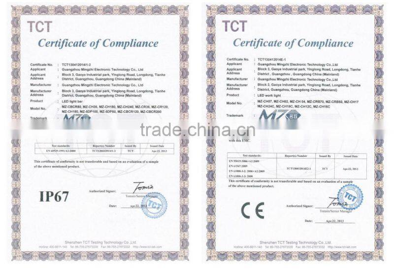 MZ 09A 180W 240W 288W 300WCurved LED off road bar light, 60*3W 32.3 inch Combo auto lighting, led automotive light led headlight