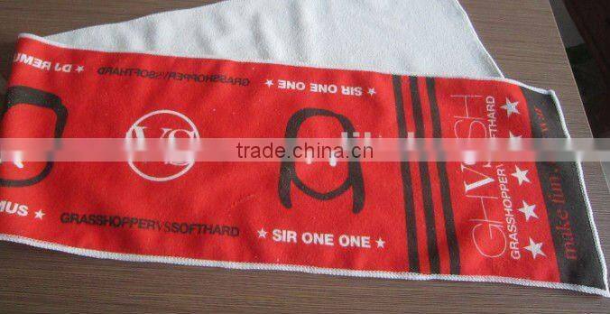 80% polyester 20%polyamide microfiber soft scarf