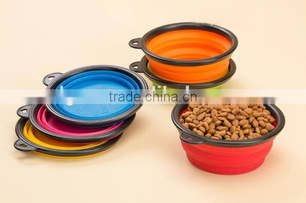 FDA and LFGB ISO:9001 Approved silicone pet bowl