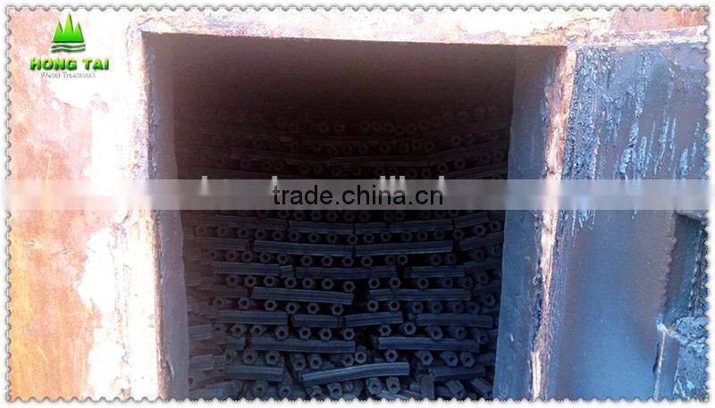 BBQ charcoal briquette made by machine