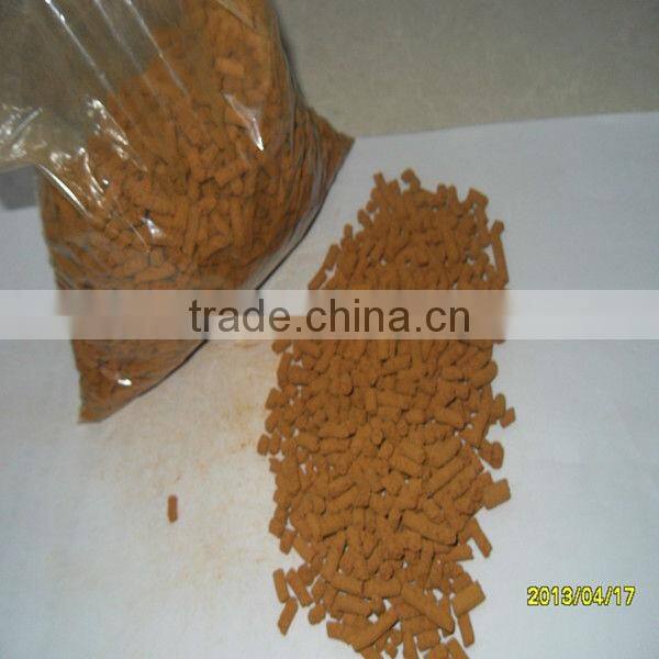 Biogas desulfurization used in iron oxide desulfurizer