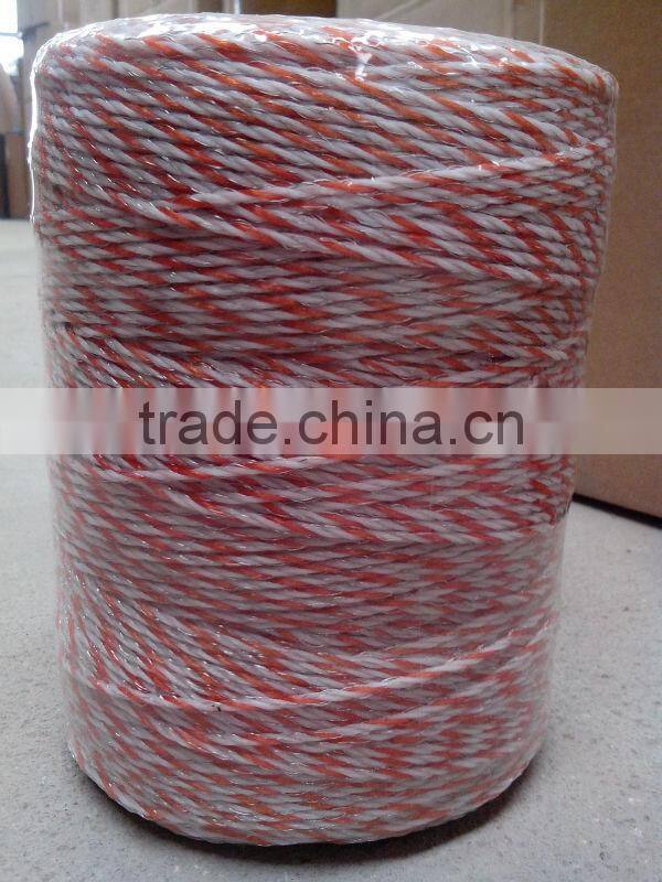 Electric fence rope polywire polyrope animal fencing