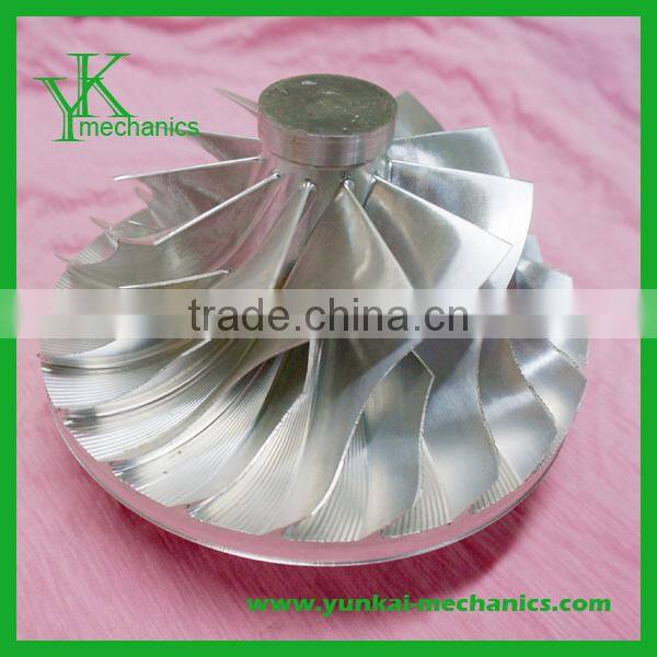 High quality stainless steel precision 5 axis cnc machining impeller