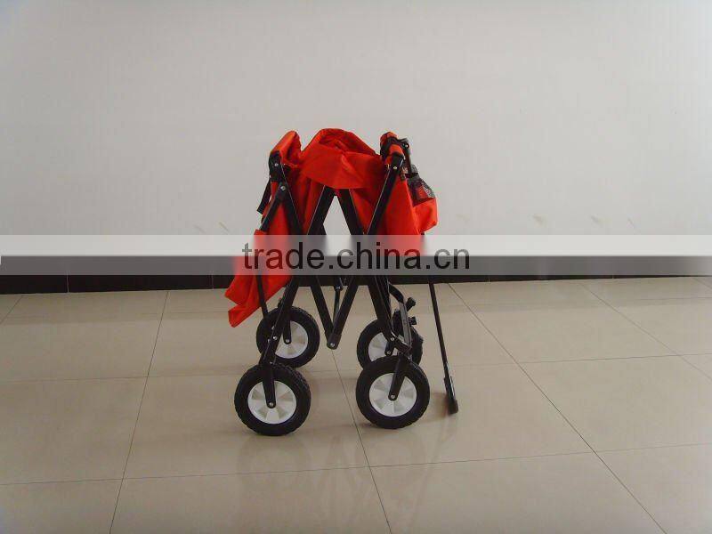 FOLDING WAGON WITH COOLER