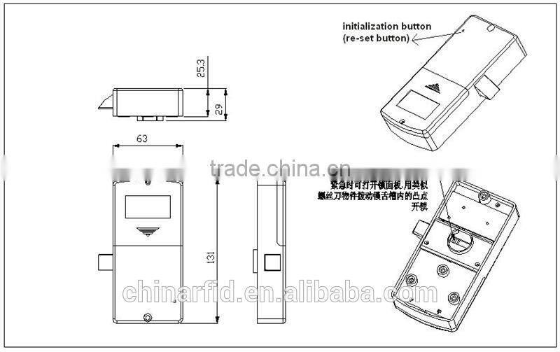 Electronic Door RFID Card Lock System in Hotel Door