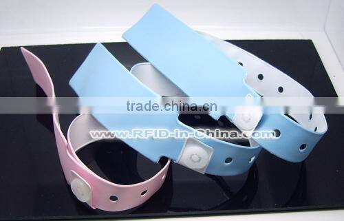 High Performance RFID Breast Cancer Wristbands,UHF RFID Wristbands with Custom Printing