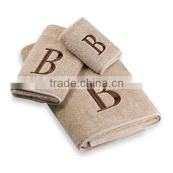 high quality cotton towel bath set with snowman pattern