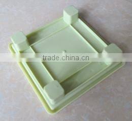beautiful plastic flower pot dish with four stand leg on hot selling