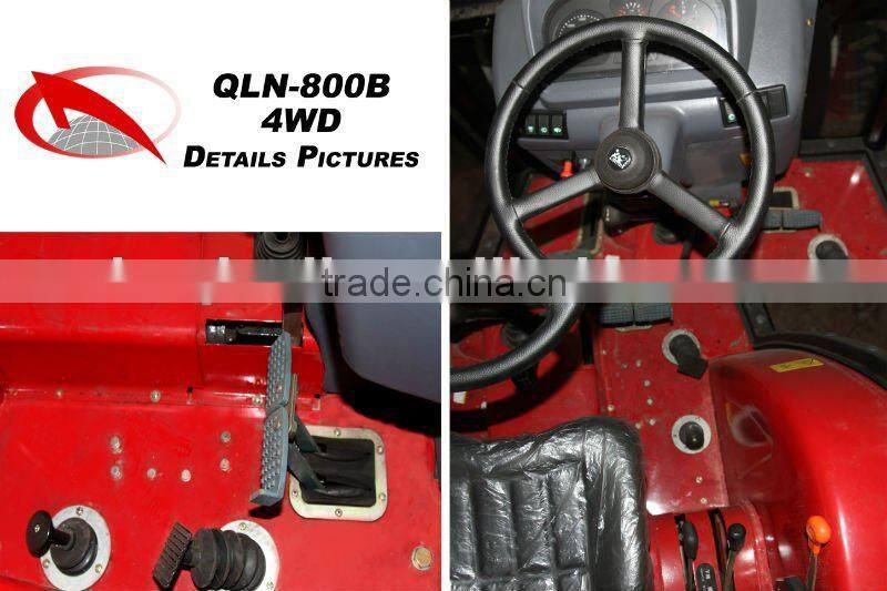 low prices hot sale 4 wheel drive tractors 90hp 4wd with front end loader