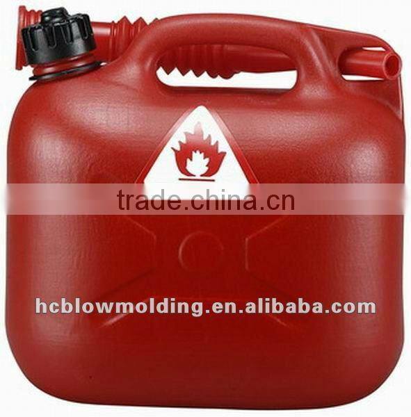 OEM Blow Molding portable plastic HDPE petrol jerry cans 5L/10L/20L Huizhou factory