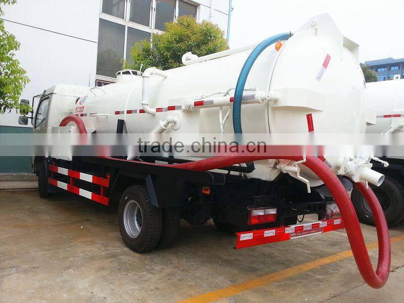 6000L vacuum and pressure truck,high pressure vacuum suction truck,pressure washer truck