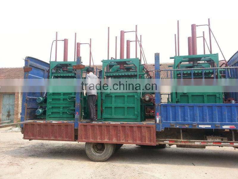 YC-10T hydraulic vertical baler press used for Herbal,mini hay baler