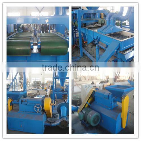 Automatic waste tyre recycling machine