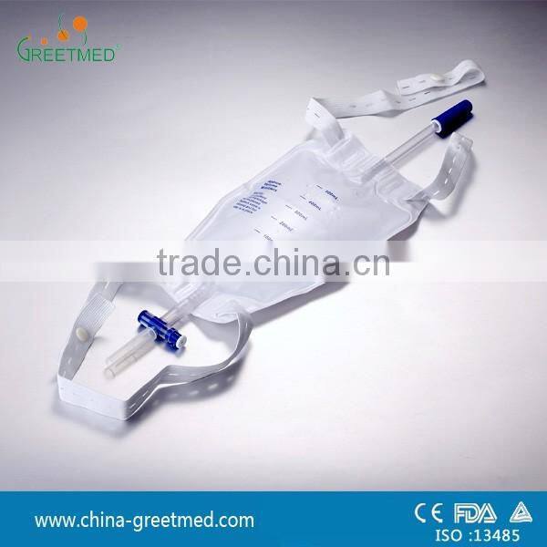 500ml disposable urine leg bag