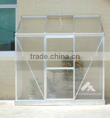 Low cost halls popular lean-to plastic cover mini indoor greenhouse for tomato flower for sale HX64312