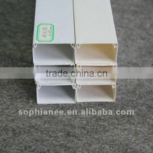 Types of Color Cable PVC Trunking Fittings