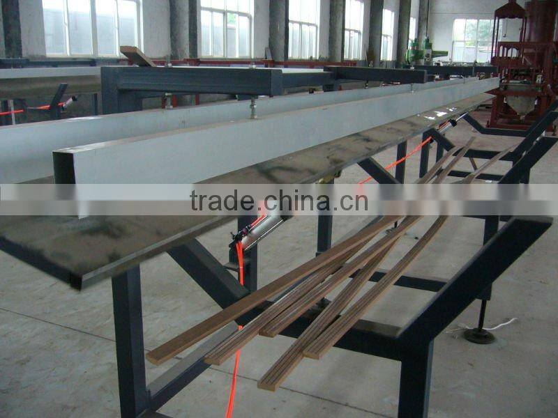 wood plastic extrusion line for window and door