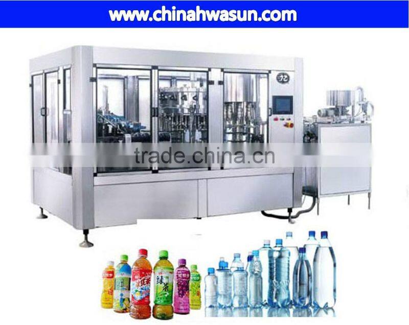 Automatic small bottle washing filling capping 3in1 machine
