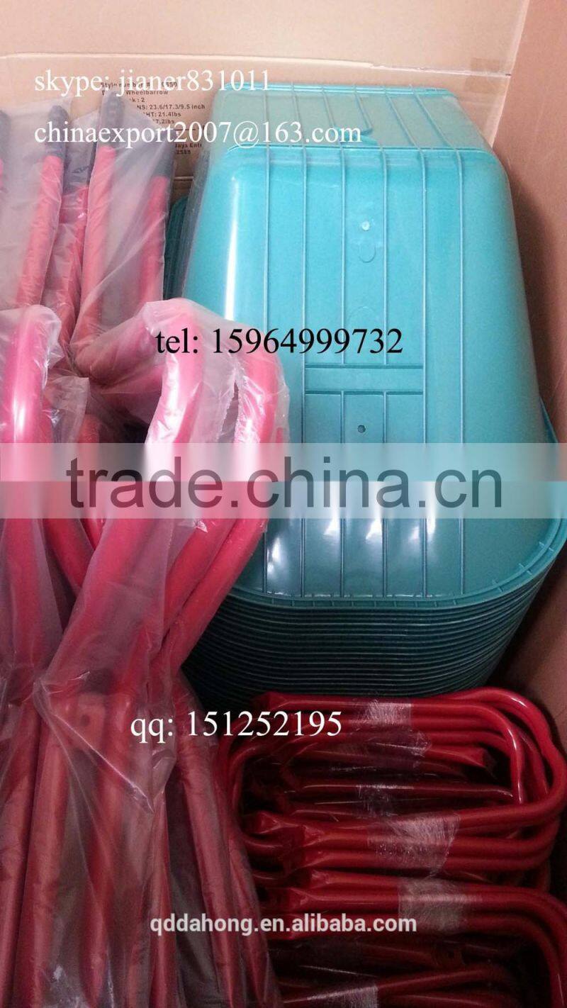 Popular and Durable Plastic Industrial Wheelbarrow WB5009 with Foam wheel