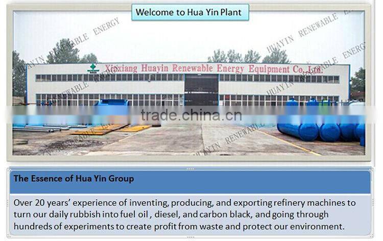 Waste Tyre Pyrolysis Carbon Black Quality Producer for Fuel Huayin