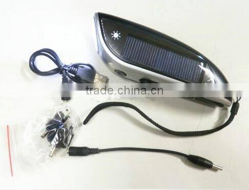 new design crank emergency mobile charger solar torch lamp
