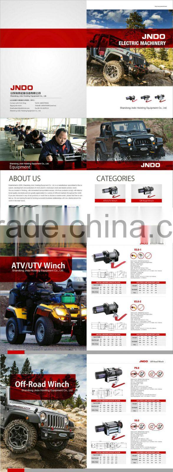 2000lbs electric winch | Auto winch | ATV | UTV winch