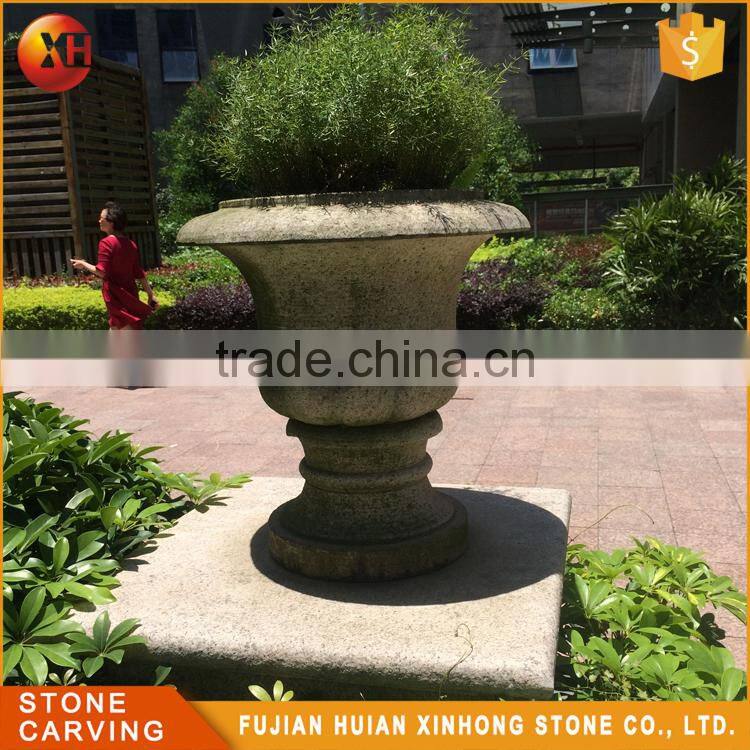 garden stone planter pots,large stone garden pots